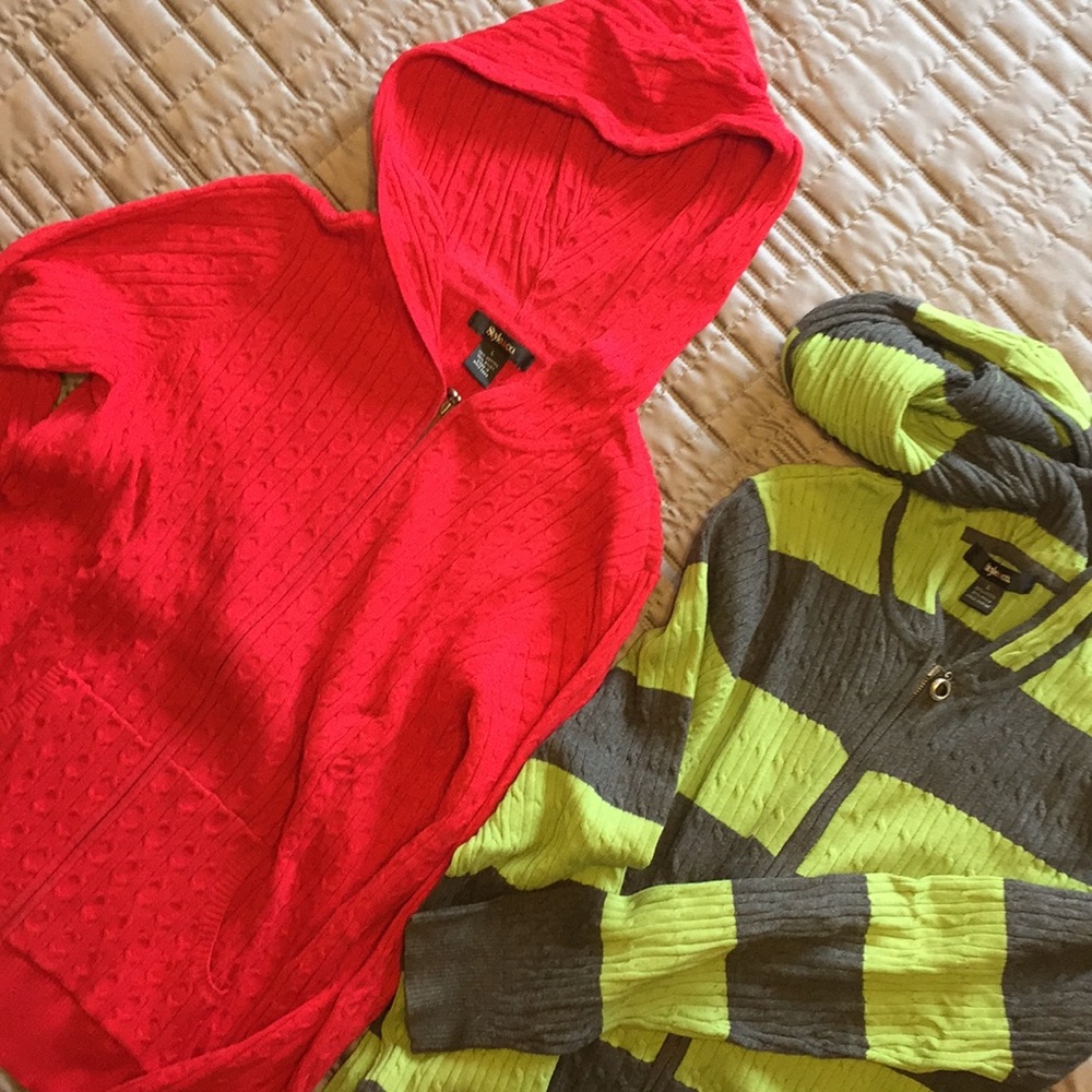 Style & Co Two sweaters for the price of one.